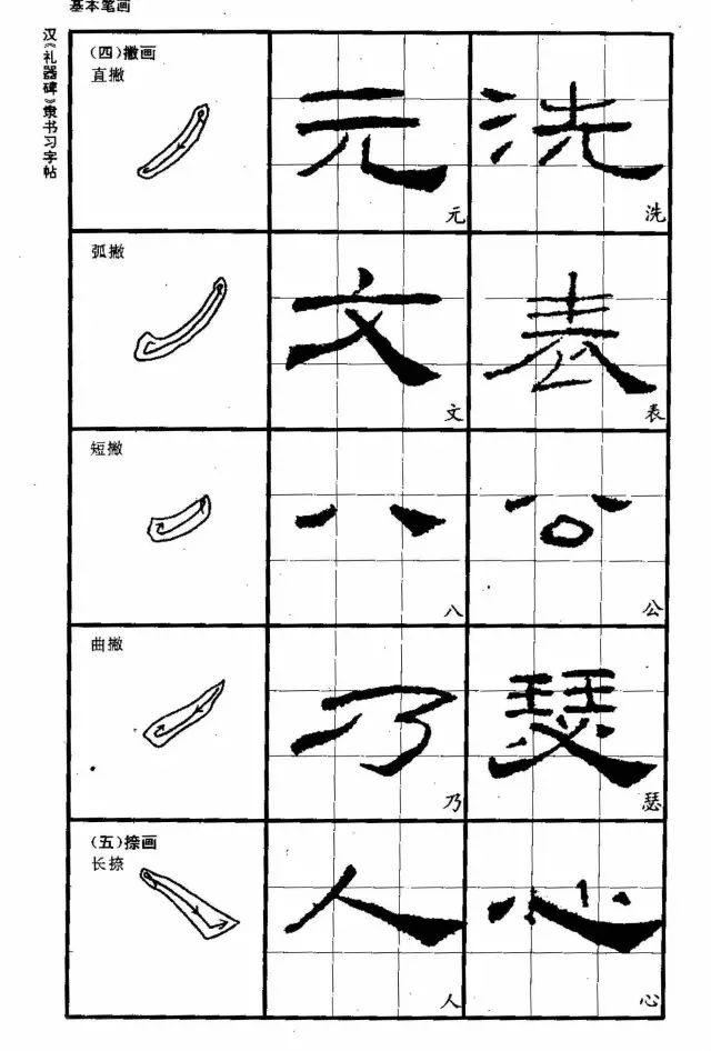 书法教材《汉礼器碑隶书习字帖》