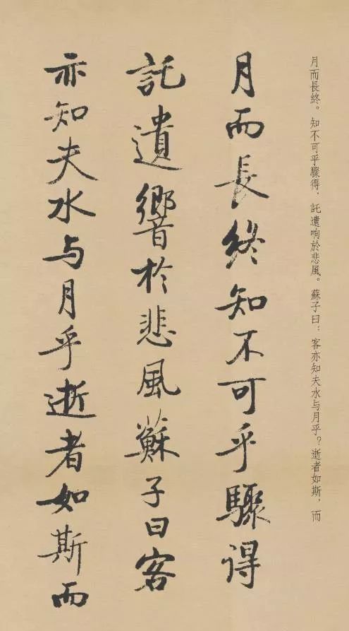 启功写苏轼诗词欣赏