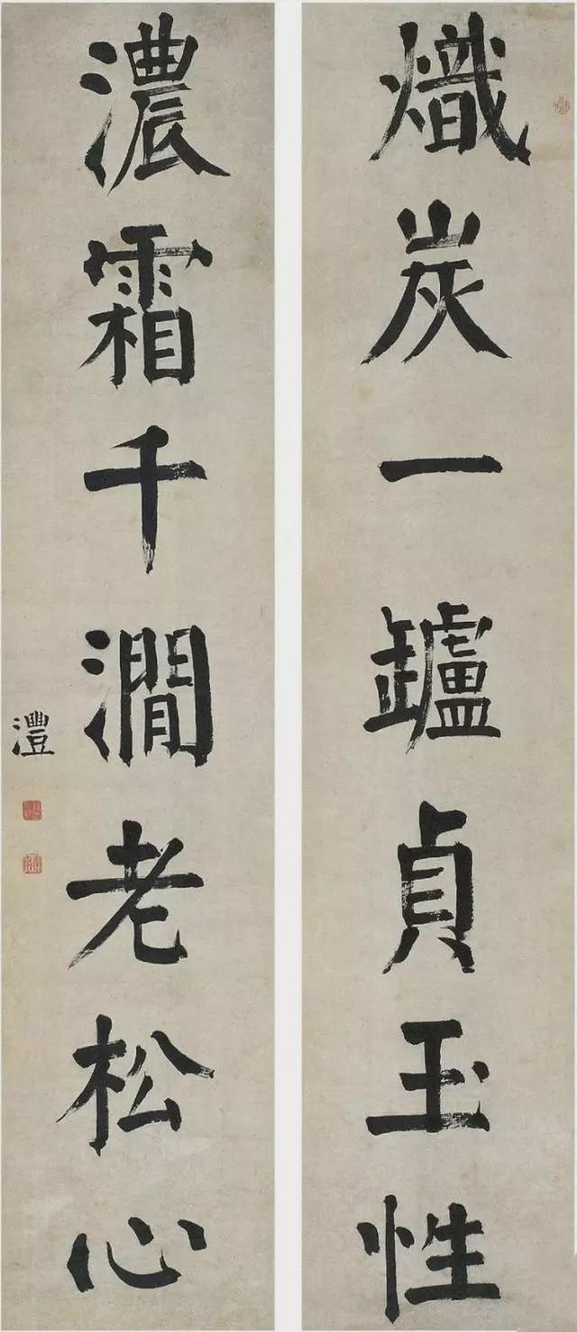 钱沣楷书欣赏,别有风格的颜味