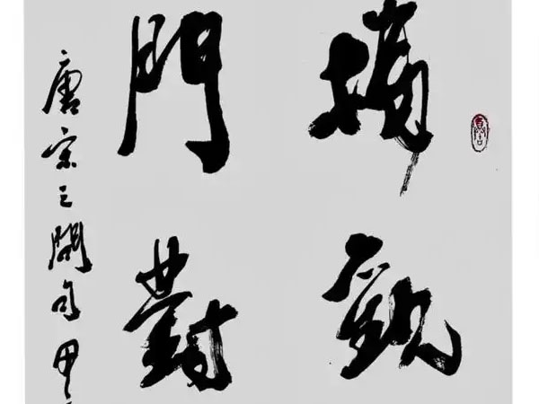 书法素材诗词：灵隐寺[唐]宋之问