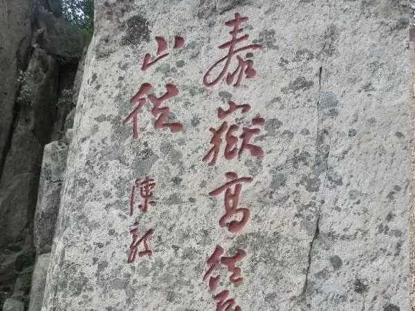 石刻欣赏：山东泰安泰山岱顶“泰岳高耸万山从”