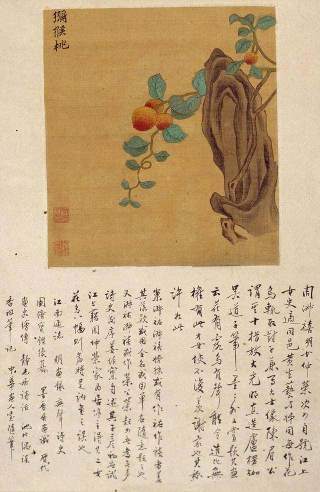 周淑禧周淑祜两姐妹小楷《本草图》四条屏欣赏